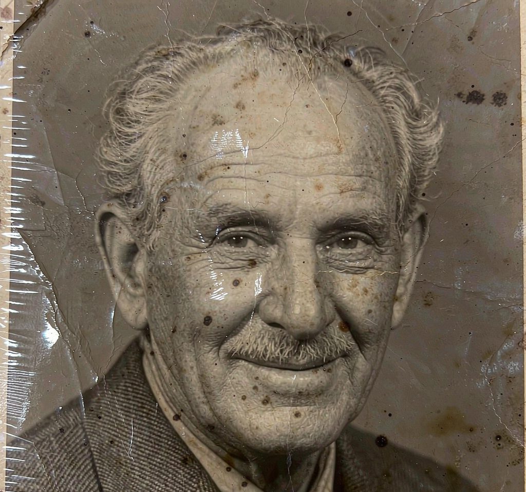 Faded studio portrait — original